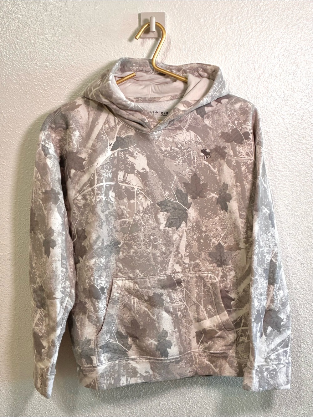 Abercrombie Kids Camo Hoodie Boys 13/14